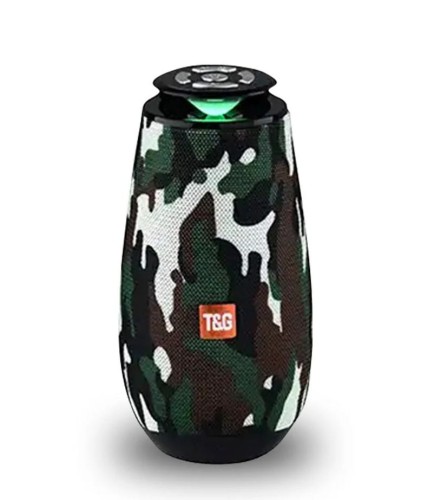 GŁOŚNIK PRZENOŚNY BLUETOOTH TG-508 5W x2 LED AUX MORO