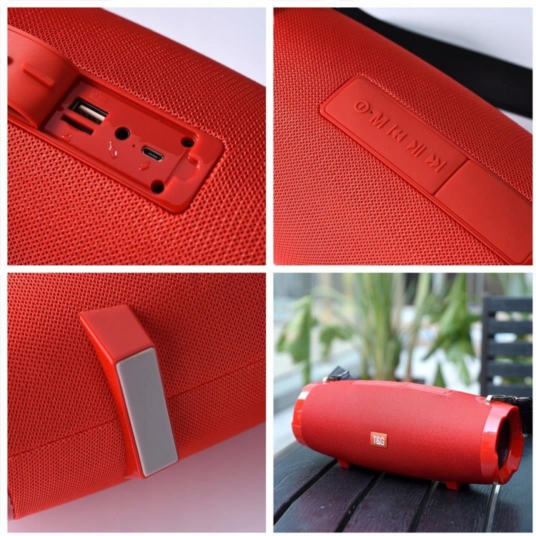 GŁOŚNIK BLUETOOTH TG504 10W AUX MICRO SD CZARNY
