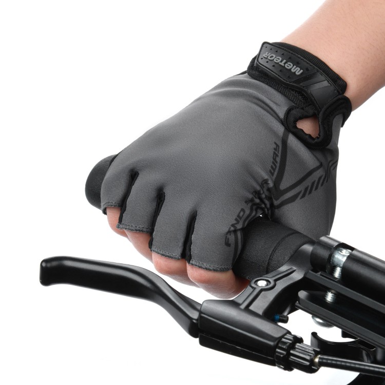 Rękawiczki rowerowe Meteor MX10 XL czarny/szary