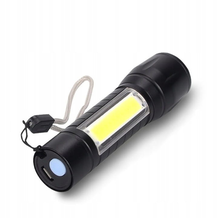 Latarka klasyczna taktyczna mini 9cm LED