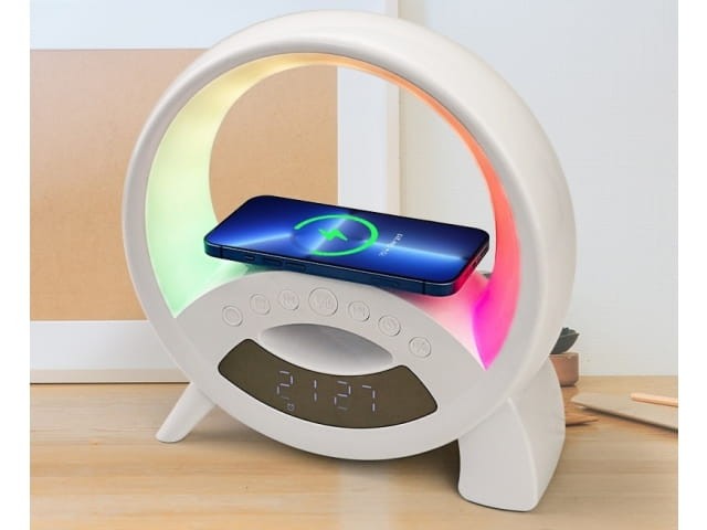 Lampka nocna LED Bluetooth indukcja
