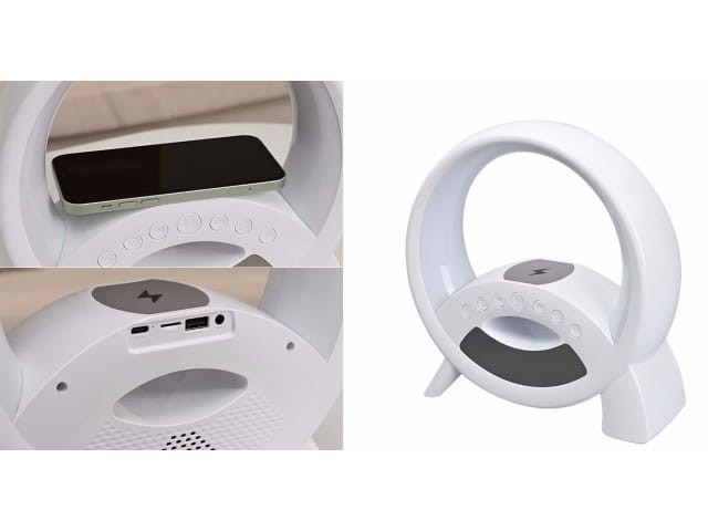 Lampka nocna LED Bluetooth indukcja