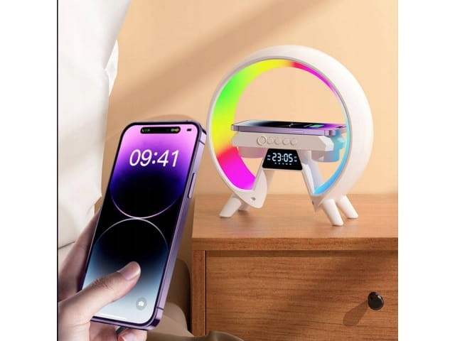 Lampka nocna LED Bluetooth indukcja HM-G6