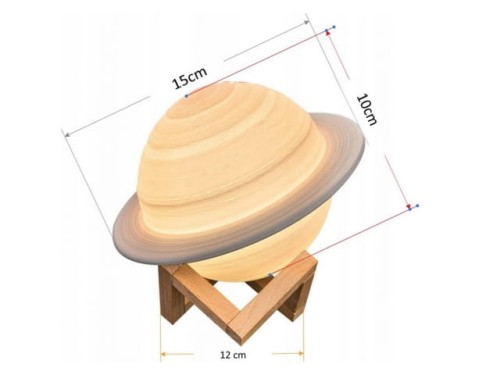 Lampka nocna Moon Light 3D Saturn