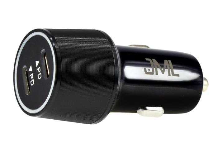 Ładowarka samochodowa JML CC-106 Car Charger PD+PD 36W 2xUSB-C