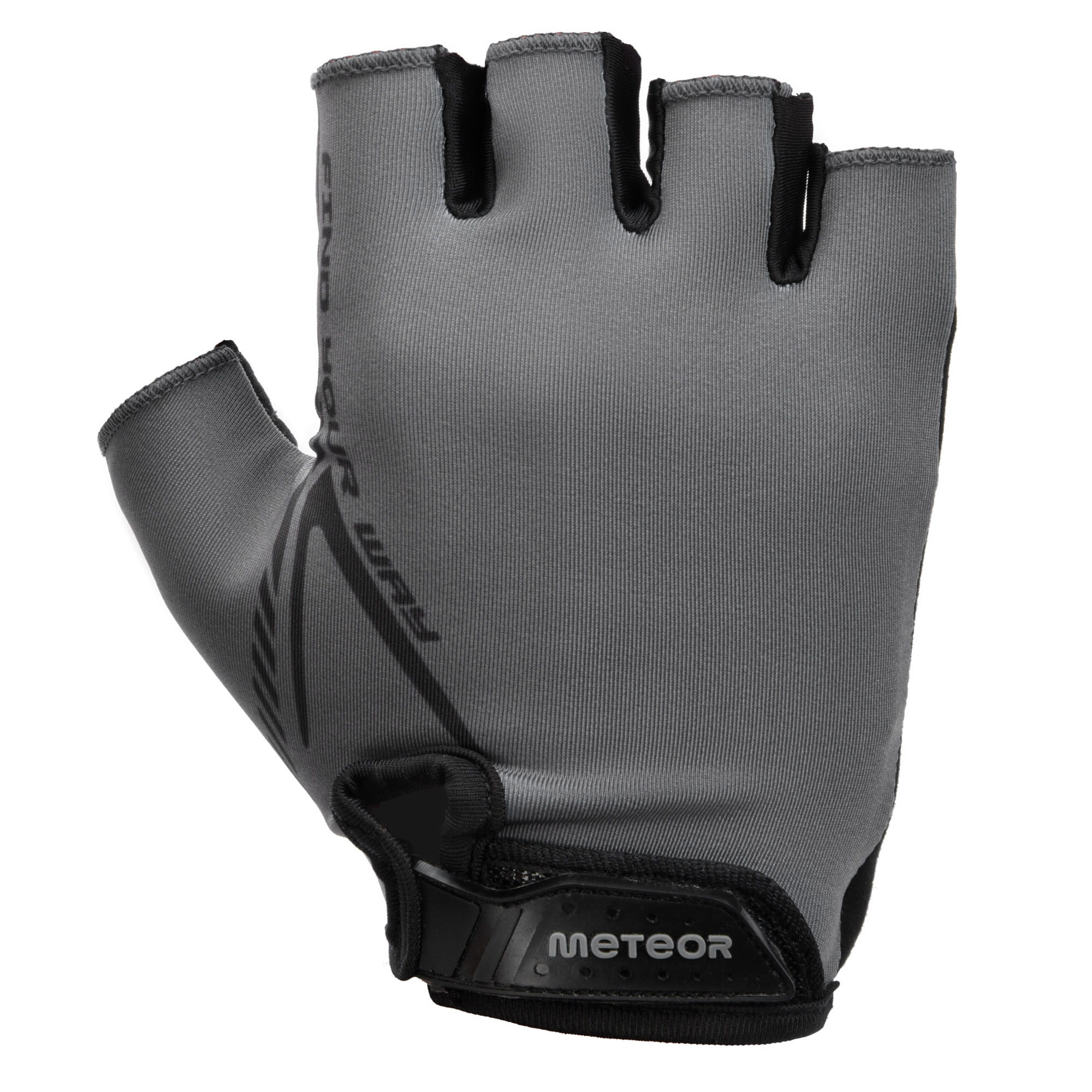 Rękawiczki rowerowe Meteor MX10 XL czarny/szary